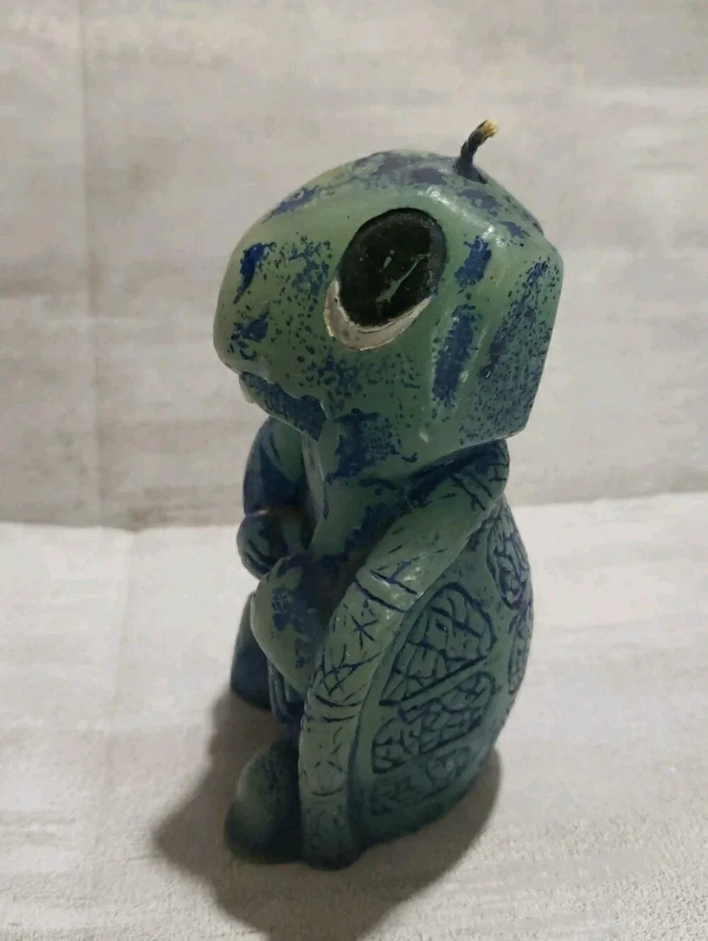 Hand Painted Animal Delights Turtle Candle Handcrafted British Hong Kong